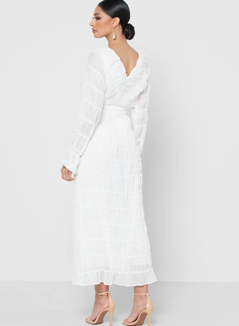 Khizana Tiered Smock Dress