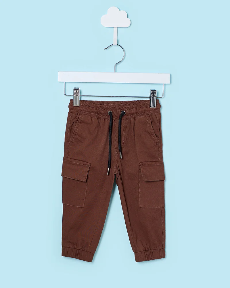 ردتاغ Infant Boys Burgundy Cargo Trouser