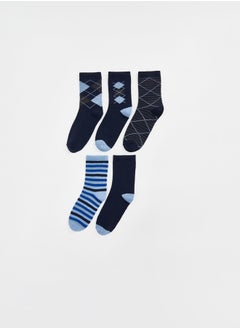 LC WAIKIKI Patterned Boy Socket Socks 5-Pack  - Image 1