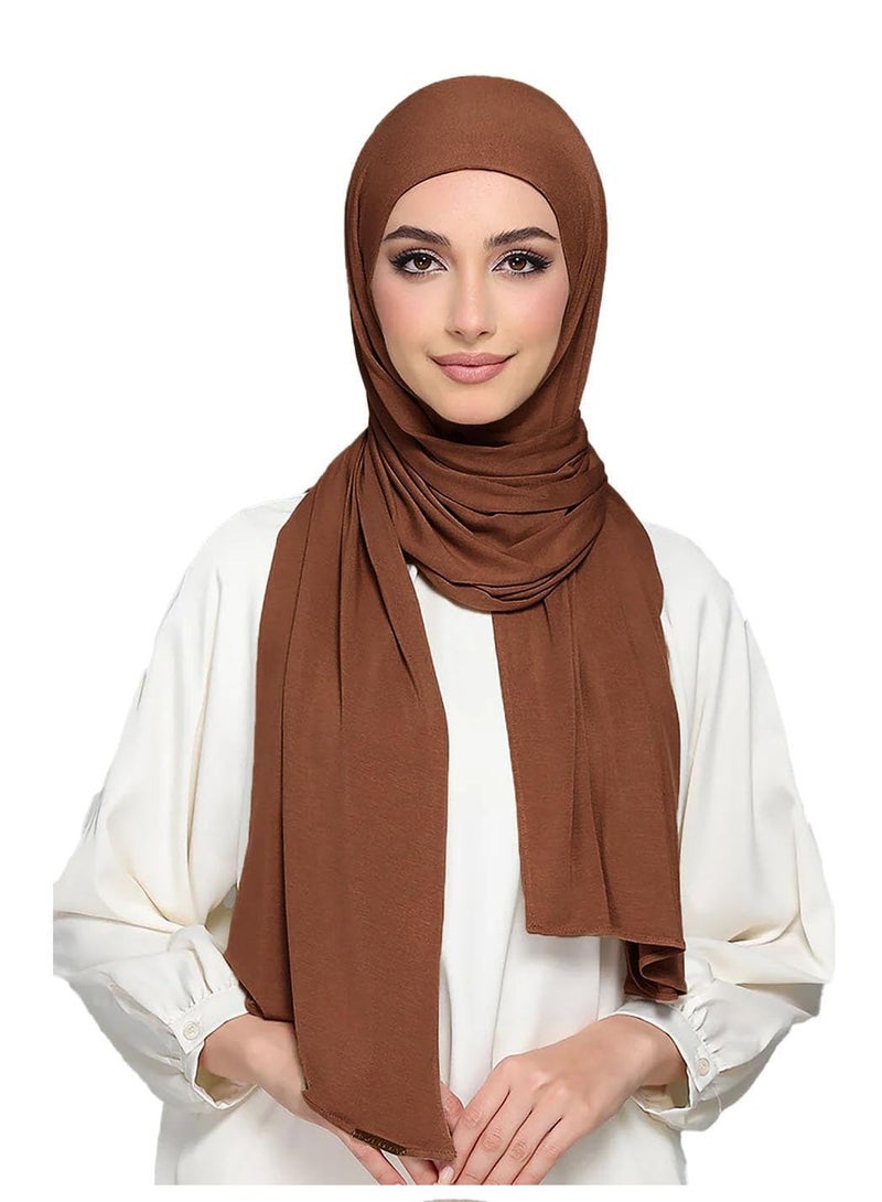 ICW Women's UV Protection Light Weight Jersey Cotton Summer Scarf Stoles Shawl head scarves for girls Dn002 (COLOUR3) - Image 5