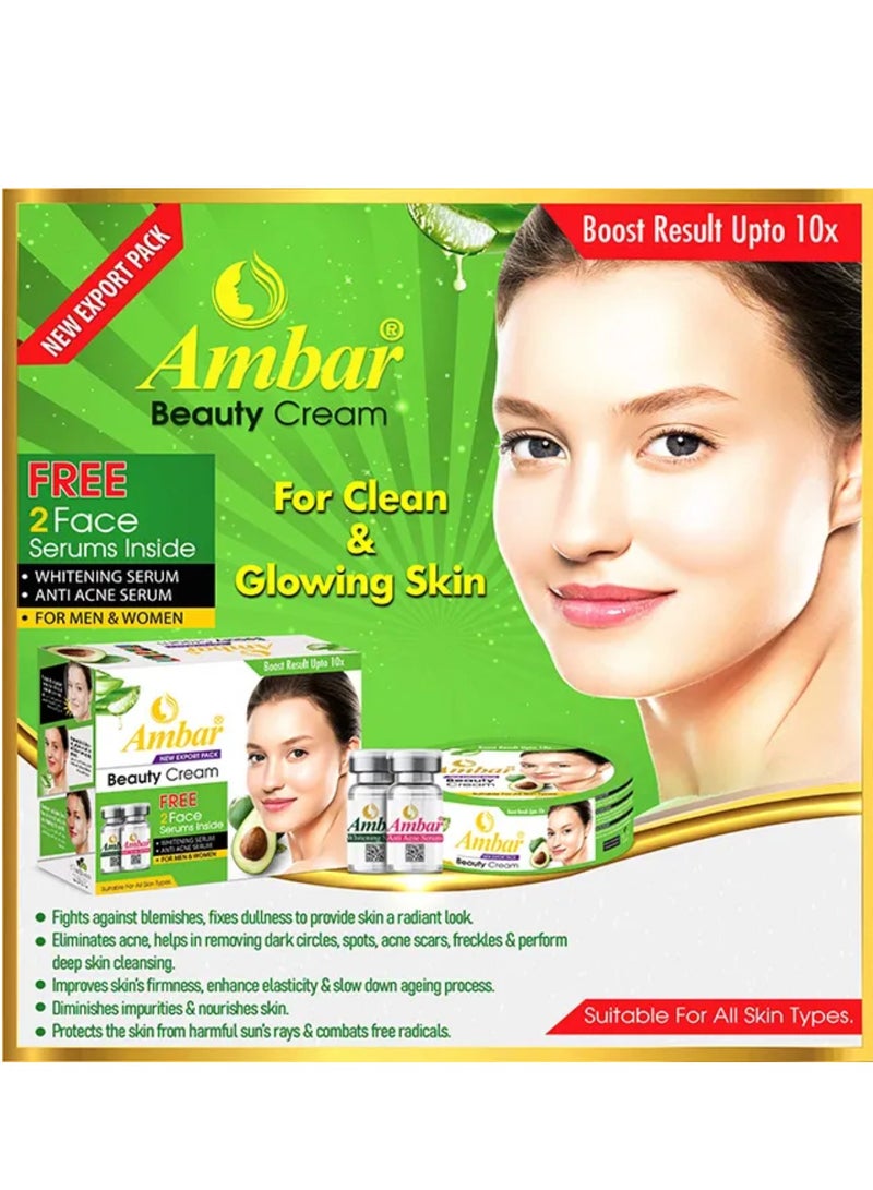 Ambar Set Of Two Pieces Of Beauty Cream And Four Face Serum - Image 4