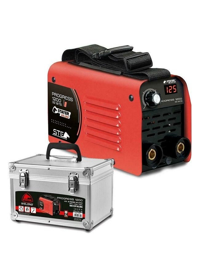 ستاير ماكينة لحام ديجيتال  120 أمبير شنطه المونيوم  2.5مم حتى 3.25 مم بالمشتمالات - Image 1