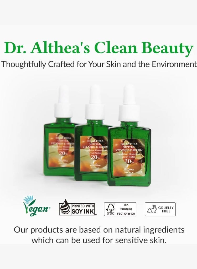 Dr.althea Dr. Althea Gentle Vitamin C Serum – Brightening & Hydrating Face Serum, 30ml – Even Skin Tone & Antioxidant Protection  - Image 5