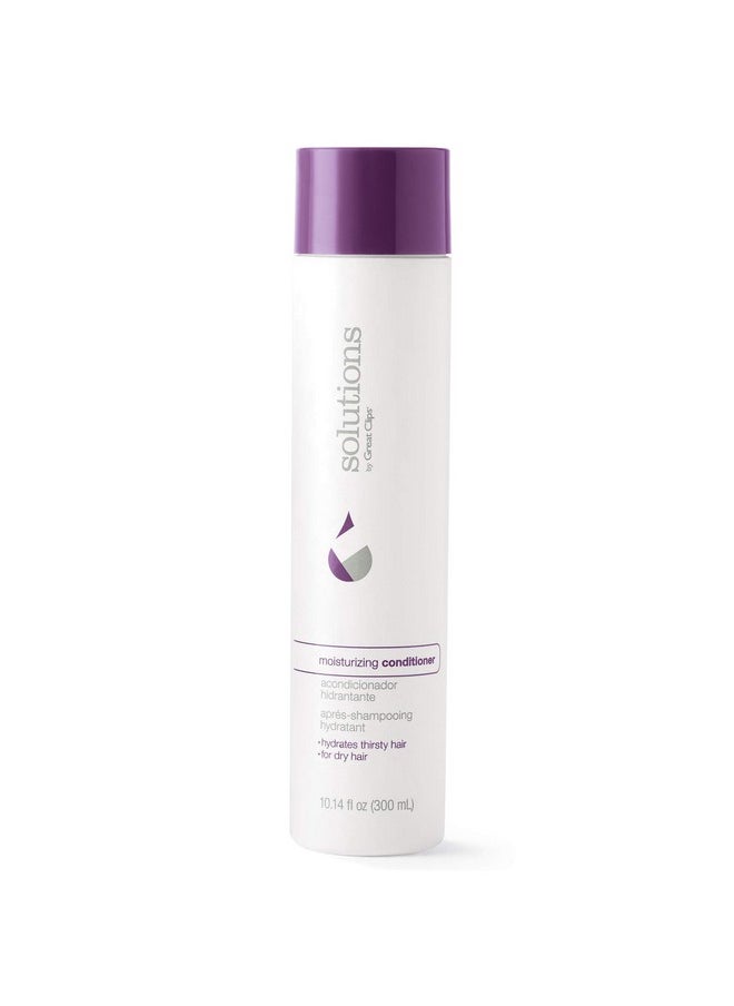 GREAT CLIPS - Solutions Moisturizing Conditioner 10Oz ;Repairs & Softens Damaged Hair ; For Dry Coarse Or Curly Hair - Image 1