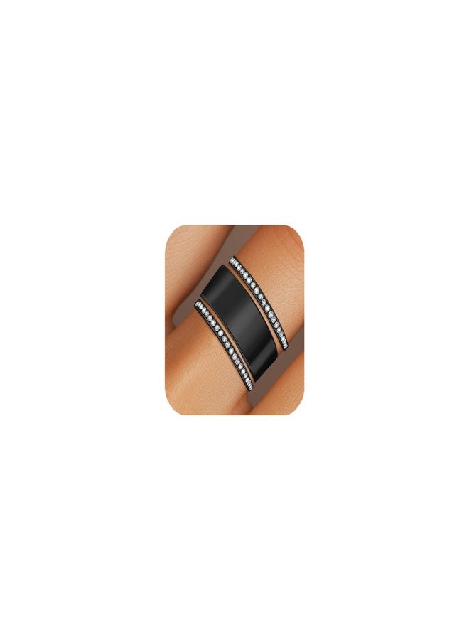 LevyPan 2-Pack 14K Gold Plated Stacking Rings for Oura Ring Gen 4/Gen 3, Cubic Zirconia Simulated oura ring stack Diamond Rings for Women, 9, Metal, Cubic Zirconia - Image 1