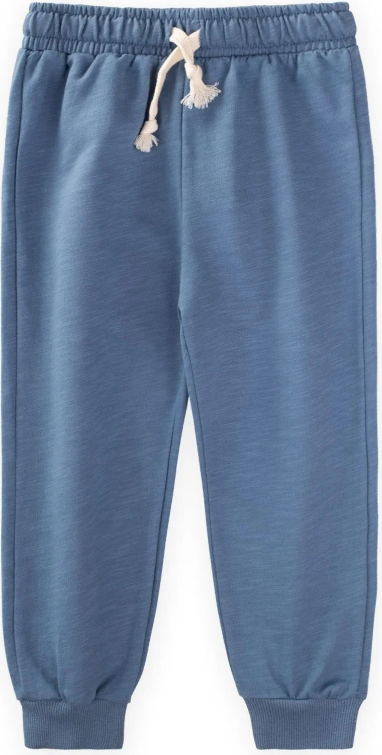 Cigit Cigit Seasonal Basic Tracksuit 2-10 Years Indigo Blue
