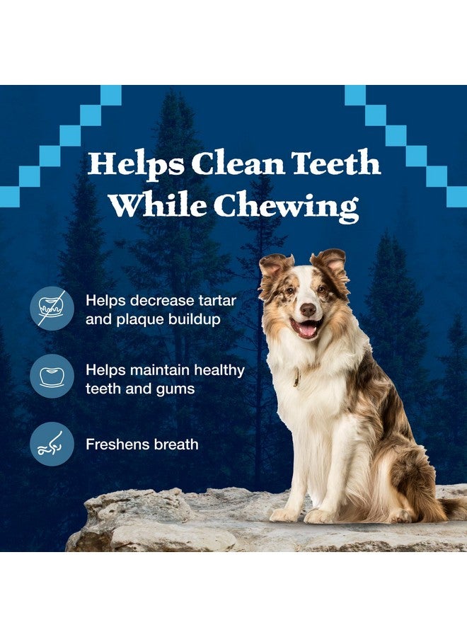 بلو بافلو مكافآت الكلاب من Wilderness Wild Bones Grain-Free Dental Chews، متوسطة الحجم، كيس 10 أونصات - Image 4