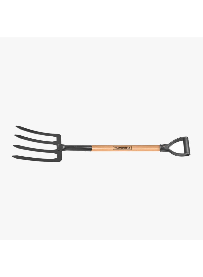 4 Teeth Straight Welded Fork with 71cm Wood Handle