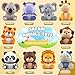 AuroTops Toddler Toy for 1 2 3 Years Old Learning Toy for Toddlers with 20PCS Safari Animal Montessori Educational for Kids10 Animals 10 Houses for Babies Boys Girls Easter Christmas Birthday Gift - Image 2
