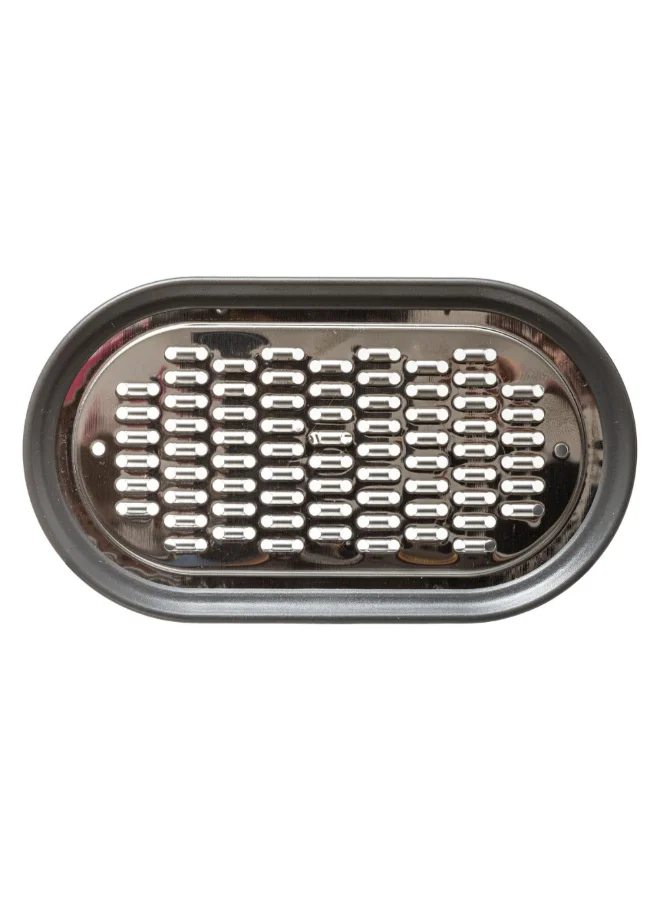 Five Simply Smart Stainless Steel Grater with Collection Box Grey and Clear 5.9 x 7.5 x 14 cm 151436