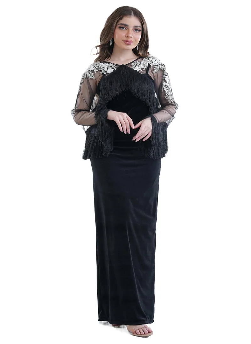 TOP TATO Embellished Maxi Dress