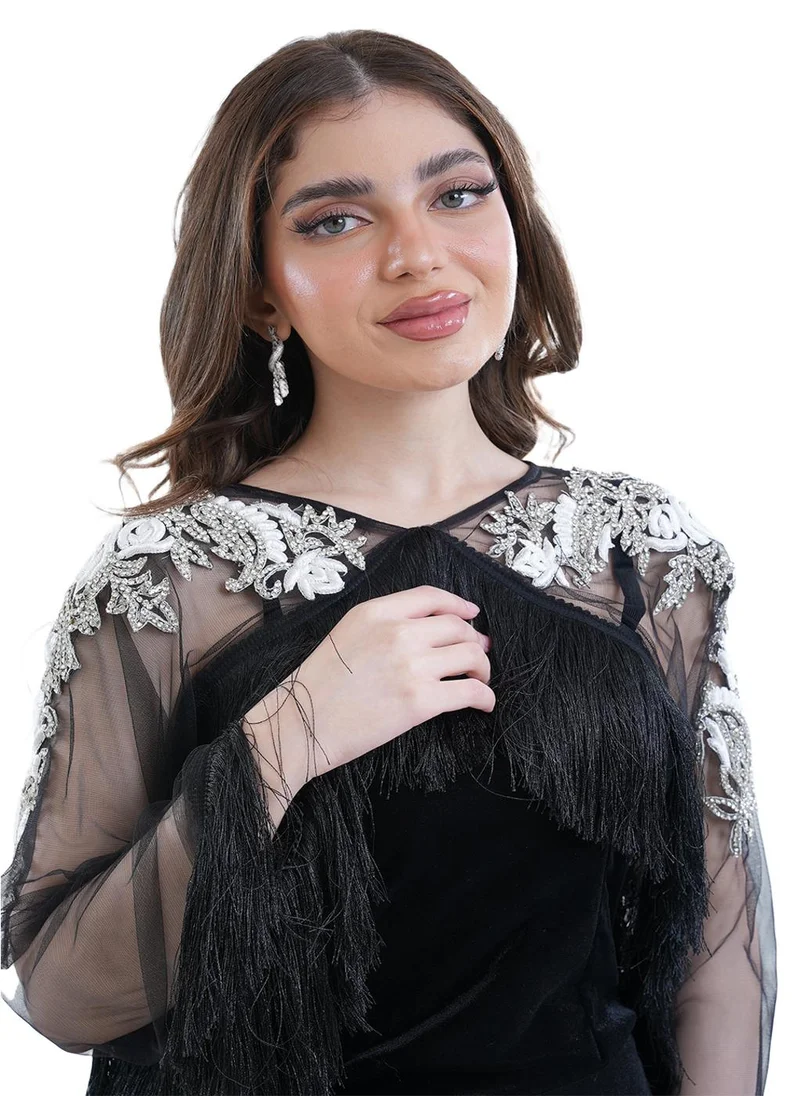 TOP TATO Embellished Maxi Dress