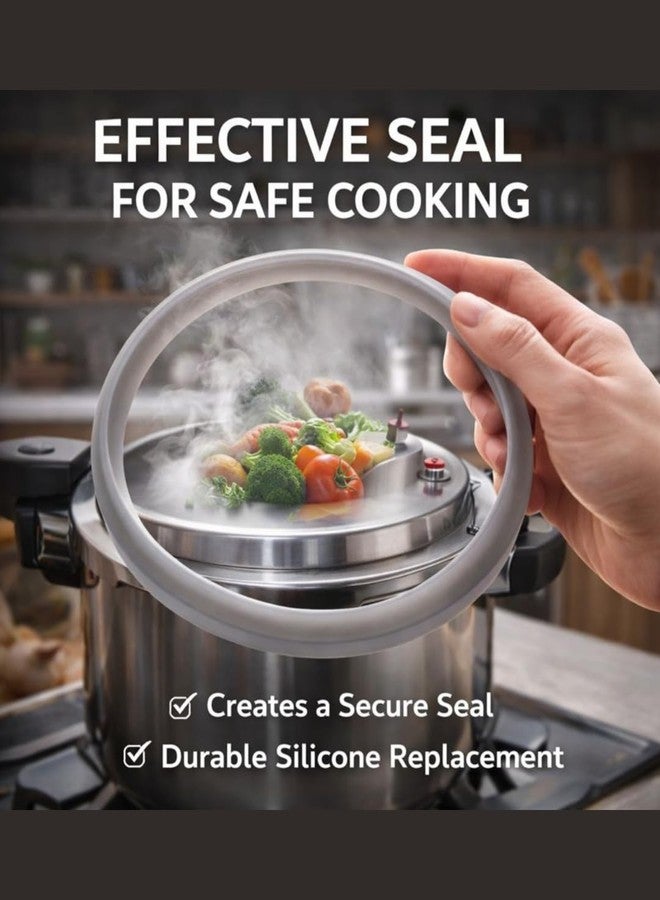 QUICK CLICK GOODS Suitable Silicone Gasket Seal Ring for Stahl Steel Cooker Perfect Fit, (ONLY FOR STAHLCOOKER) (1.5 liter) - Image 3