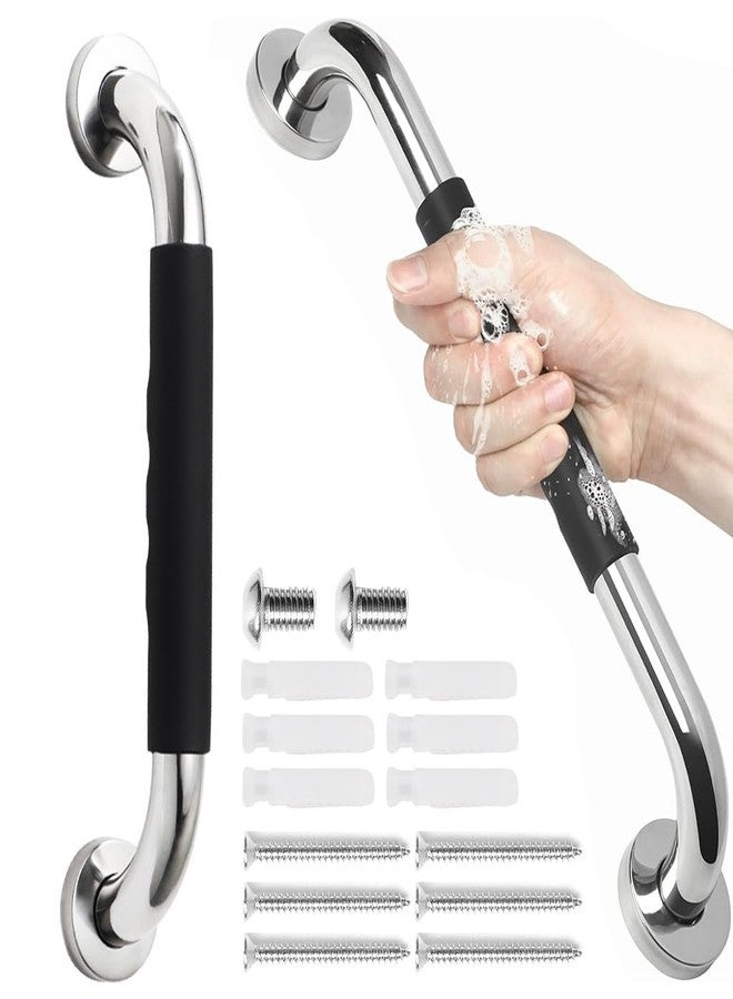 HANNEA® Grab Bar for Bathroom Anti-Slip Stainless Steel Bathroom Handle for Senior Citizen Wall Mount Safety Handrail for Toilet, Grab Bar for Senior Citizens with Screw Fixing & Bathroom Fittings - Image 1