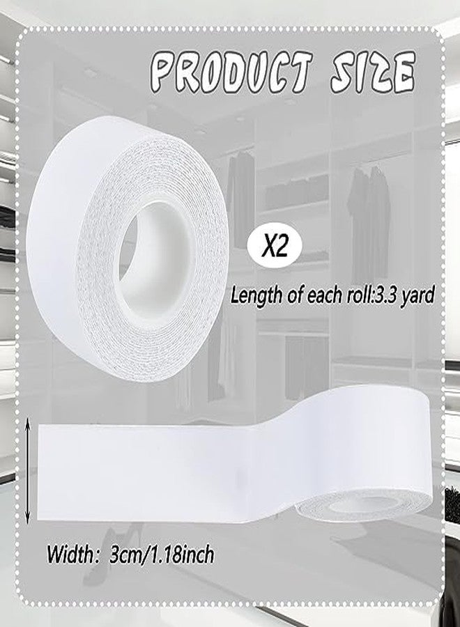 Wipsor 1 Roll Sweat Pads Collar Protectors for Men’s Shirts and Hats, Self-Adhesive Invisible Liner Tape, White Shirt Neck Protector, 8 Miter Roll, Pack of 1 - Image 5