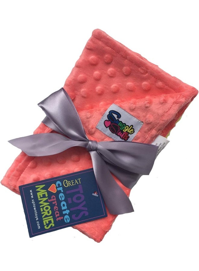 Snuggle Stuffs Baby Girls 5 Pack Minky Dot Burp Cloths - Fun Fashion - Image 2