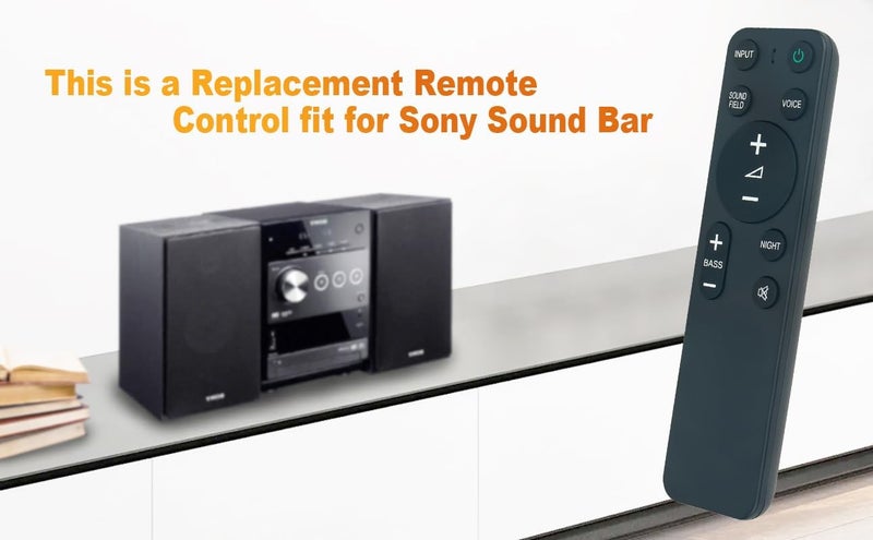 ألكميت وحدة التحكم عن بُعد الجديدة البديلة RMT-AH513U المناسبة لشريط الصوت سوني SA-S400 HT-SC40 HT-SD40 HT-S400 HTA8000 HTA9000 HT-A8000 HT-A9000 - Image 3