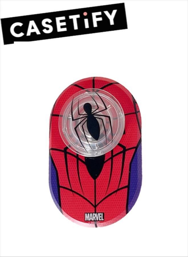 Casetify Spider Man Phone Grip Stand Compatible with MagSafe, MagSafe Phone Grip Holder, Wireless Charging Compatible Red - Image 1