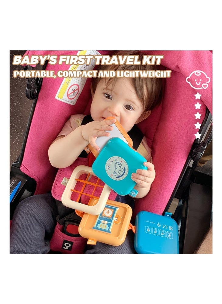 Montessori Busy Board, Baby Busy Board, Montessori Toys Toddler Toys Travel Activities Busy Cube Gifts Baby Boy Girl Develop Hand-eye Coordination and Motor Fine Skills - Image 5