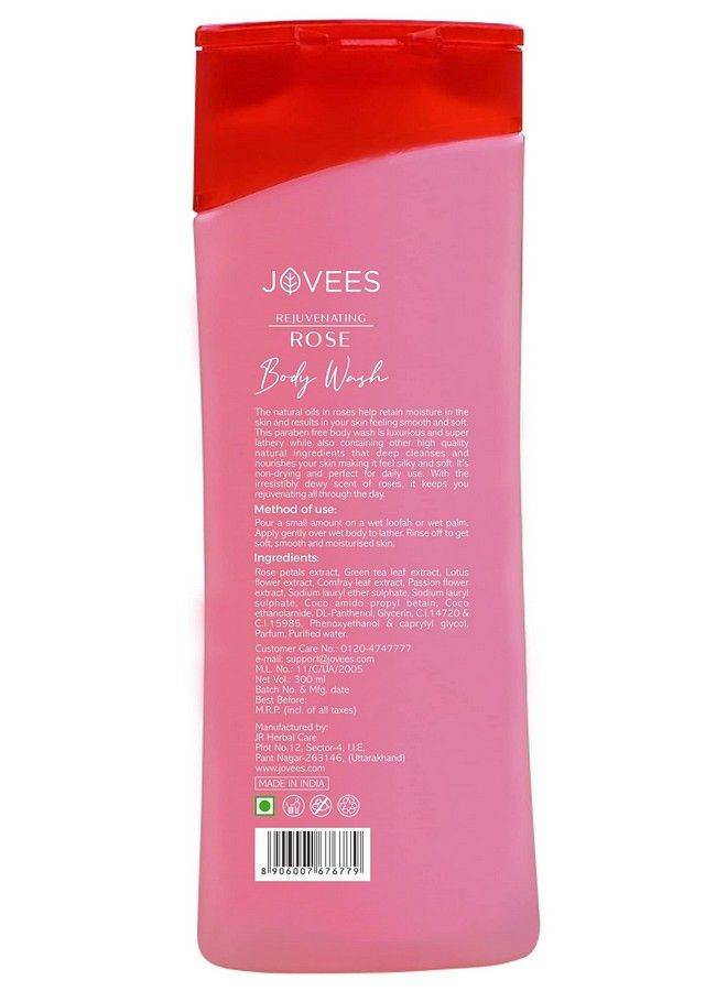 Jovees Moisturizing Body Wash Rose 300Ml - Image 3