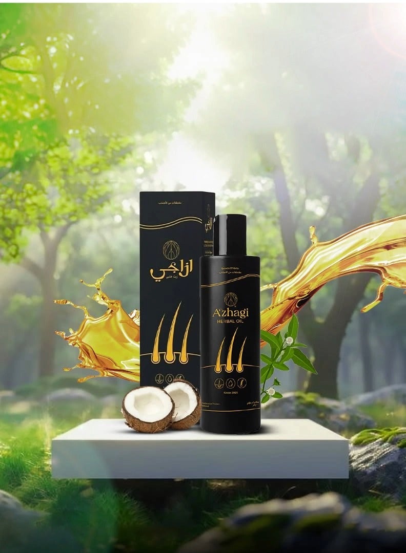 ازاجي زيت الشعر العشبي أزهاجي 100 مل - Image 1