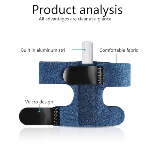 Zytiqt Multipurpose Finger Splint Support, Finger Support for Pain Relief, Adjustable Finger Splint for Index Middle Ring Finger, Ideal for Daily Use and Sports Injury - Image 4