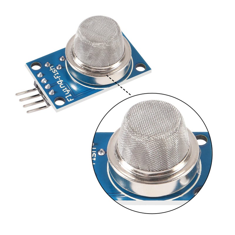 UMLIFE مجموعة حساسات كشف الغاز 9 قطع MQ-2 MQ-3 MQ-4 MQ-5 MQ-6 MQ-7 MQ-8 MQ-9 MQ-135 لوحدة أردوينو - Image 4