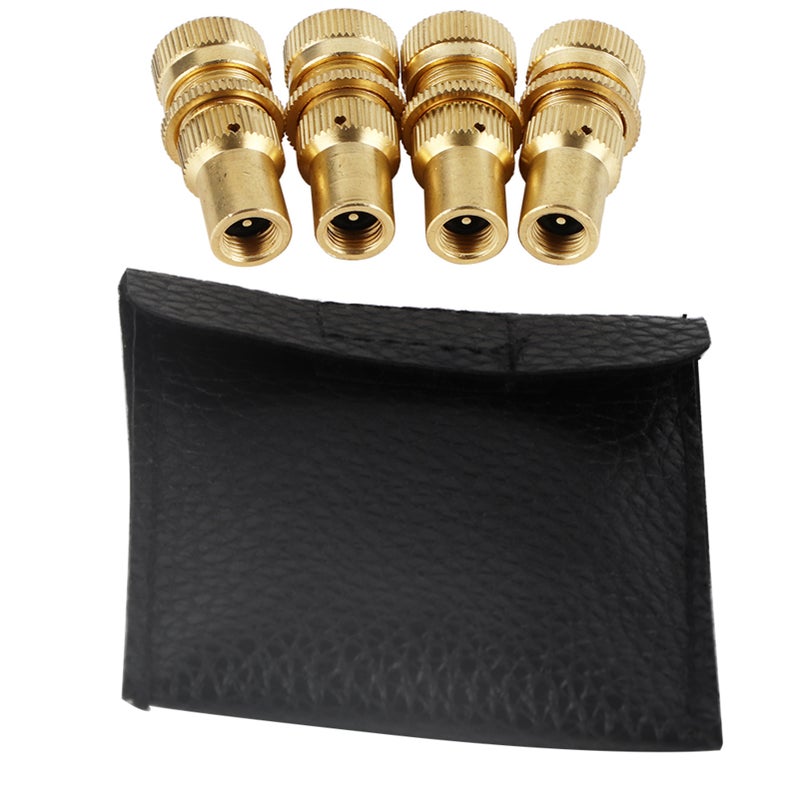 4pcs Auto Car Alloy Tire Pressure Relief Valve Deflators Bleeder Valve Set Universal Accessory - Image 1