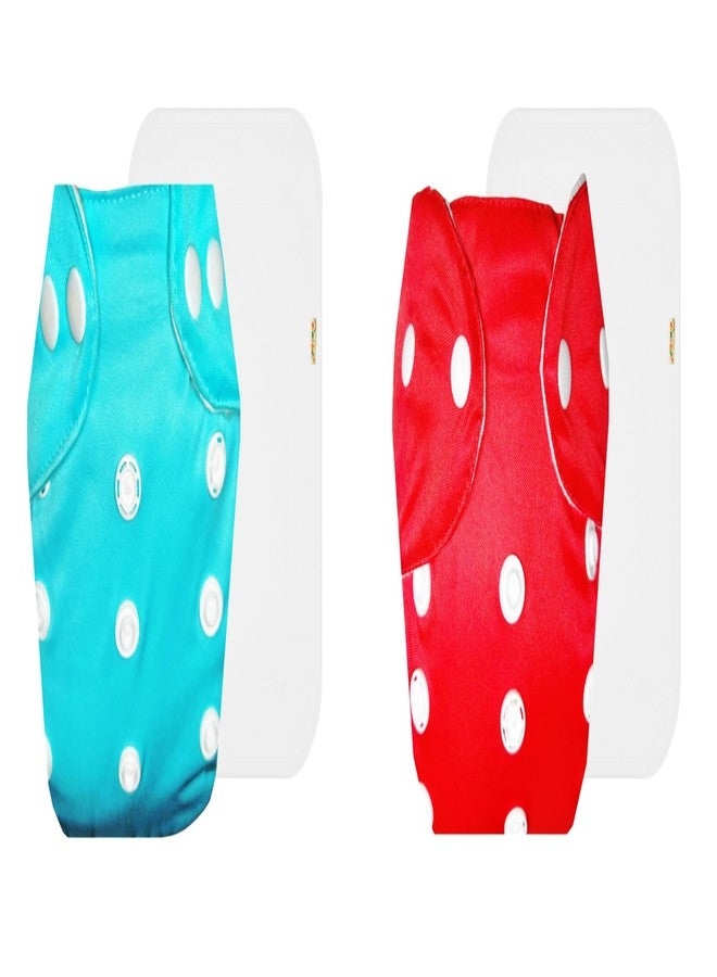 حفاضات دمبلدو لايت القماشية مع حشوة قطنية (عبوة من قطعتين) | شعور بالجفاف والراحة | قابلة لإعادة الاستخدام والغسل | سهلة التنظيف | موثوق بها من قبل الأمهات | من 3 أشهر إلى سنتين | مناسبة للجنسين - Image 1