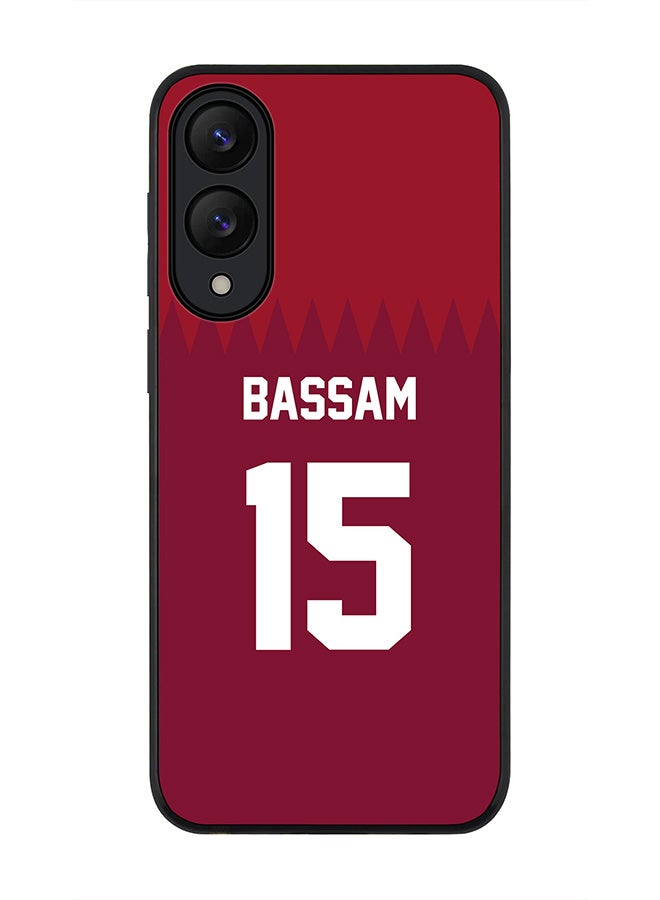 Stylizedd For Samsung Galaxy S25 Edge Case,Slim fit Camera Protection, Shockproof Thin Phone cover  - Football - Qatar,  Bassam