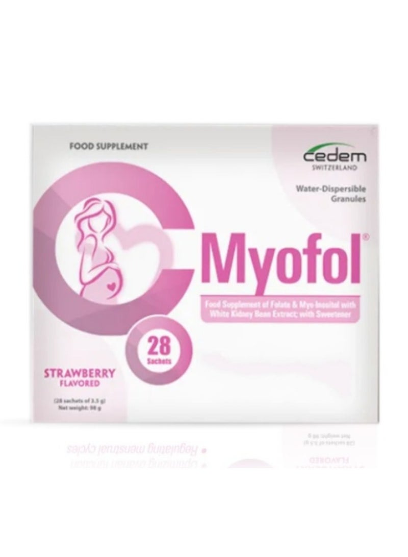 Myofol Oral Sachet Strawberry 3.5g 28s