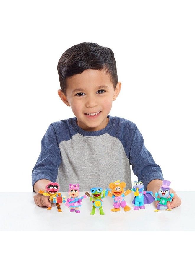 Muppets - Disney Junior Muppet Babies 6 Piece Rocksplosion Figure Set By Just Play - Image 1