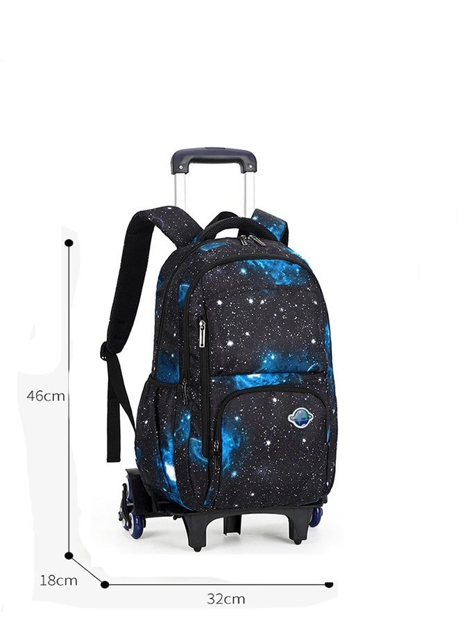 Beauenty - Trolley School Bag, Large-capacity Load-reducing Backpack With 6 Wheels - Image 1