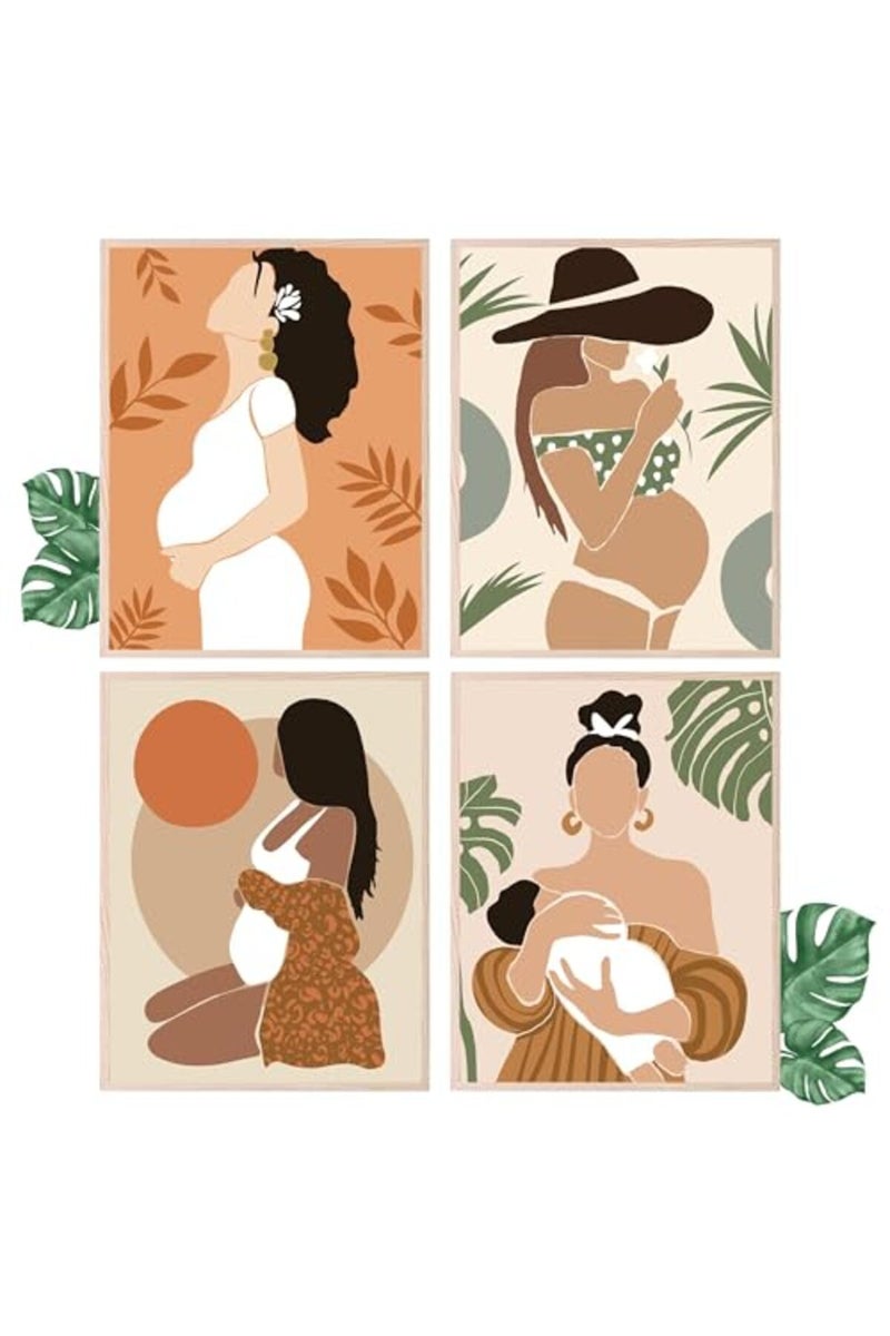 Insire Breastfeeding Room Decor, Lactation Room Sign, Pregnancy Wall Art, Pregnancy Poster, Pregnancy Picture Signs, Breastfeeding Pictures, Baby Shower Gifts, Baby Shower Decor - Unframed (8x10”) - Image 2