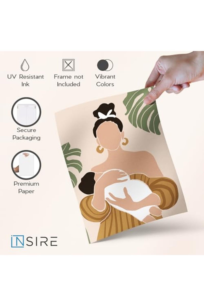 Insire Breastfeeding Room Decor, Lactation Room Sign, Pregnancy Wall Art, Pregnancy Poster, Pregnancy Picture Signs, Breastfeeding Pictures, Baby Shower Gifts, Baby Shower Decor - Unframed (8x10”) - Image 5