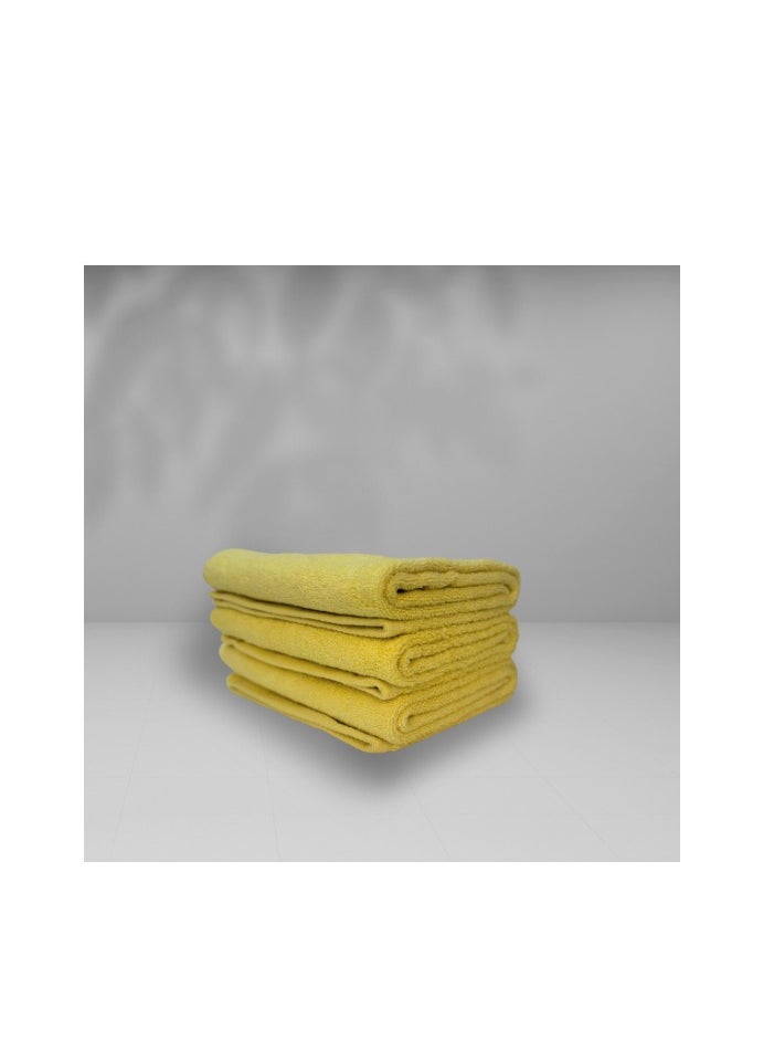HAMMAM Towel 100% Cotton From Hammam Home 50*100 Color Yellow 