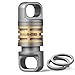 FEGVE Quick Release Keychain with 228mm Titanium Key Rings Swivel Heavy Duty Keychain for Home Car KeysLoad Bearing 700kg - Image 2