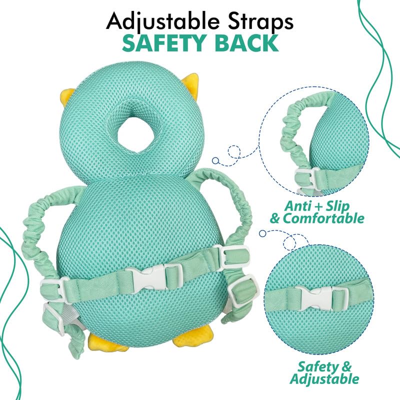 DaKos Head Protector for Baby Safety, Head Safety Pad, Toddler Baby Head Protection Gear, Child Head Back Protector (MFP355) - Image 3