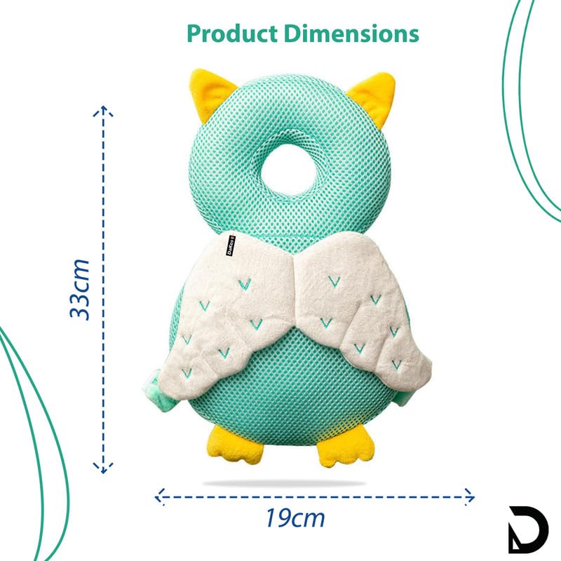 DaKos Head Protector for Baby Safety, Head Safety Pad, Toddler Baby Head Protection Gear, Child Head Back Protector (MFP355) - Image 4