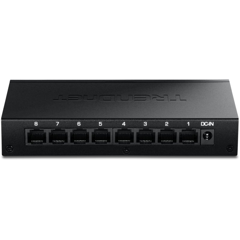 TRENDnet 8-Port 2.5Gb Switch, TEG-S381, 8 x 2.5G RJ45 Ports, 40Gbps Switching Capacity, NDAA + TAA Compliant, Ethernet Splitter, for Game Console, NAS, PC, Lifetime Protection - Image 1
