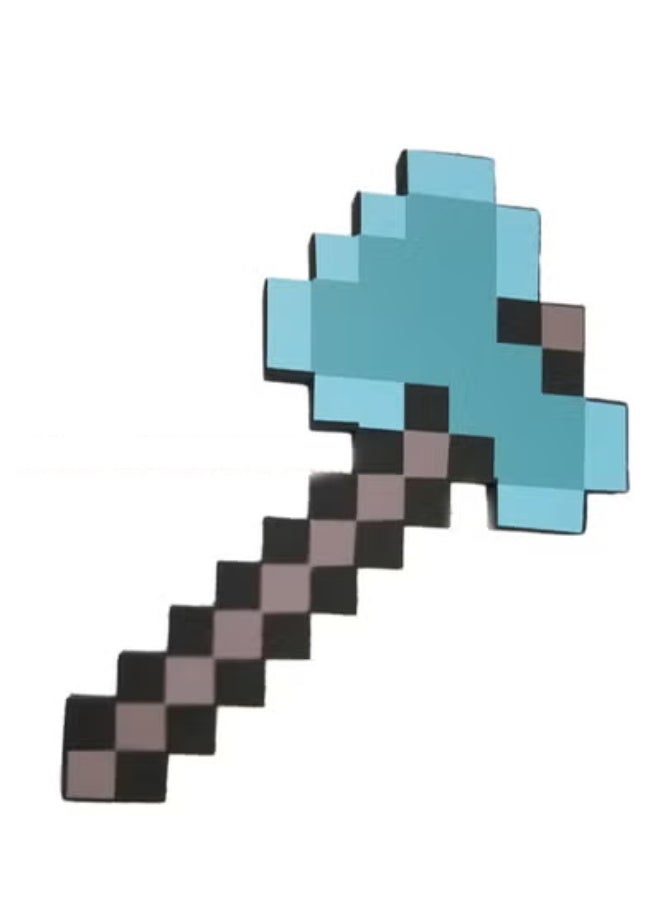 Furtey Toy Accessory Diamond Axe Foam Material About 18 Inch Length For Kids, Can Be Used For Table Decoration, Performance, Or Real-life Games - Image 1
