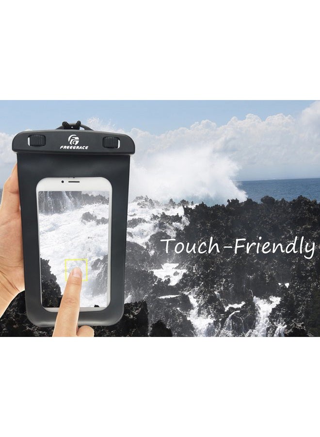 Freegrace (Phone Case) - Freegrace Premium Waterproof Pouch Set with Waist/Shoulder Strap - Best Way to Keep Your Phone and Valuables Dry and Safe - Perfect for Boating Swimming Snorkelling Kayaking Beach Water - Image 4