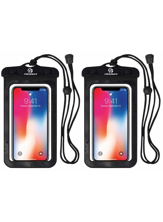 Freegrace (Phone Case) - Freegrace Premium Waterproof Pouch Set with Waist/Shoulder Strap - Best Way to Keep Your Phone and Valuables Dry and Safe - Perfect for Boating Swimming Snorkelling Kayaking Beach Water - Image 1