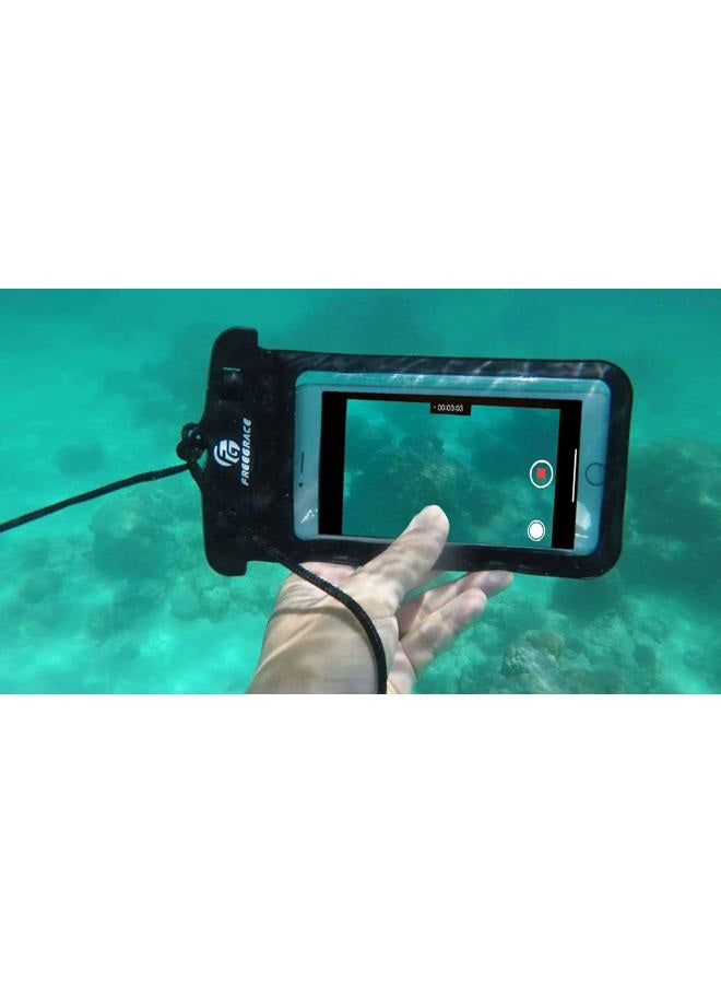 Freegrace (Phone Case) - Freegrace Premium Waterproof Pouch Set with Waist/Shoulder Strap - Best Way to Keep Your Phone and Valuables Dry and Safe - Perfect for Boating Swimming Snorkelling Kayaking Beach Water - Image 3