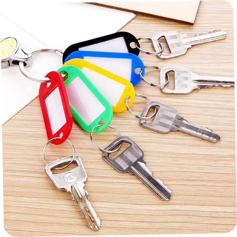 50 PCS Plastic Key Tags Identification Labels For Luggage Keys Pets Portable - Image 5