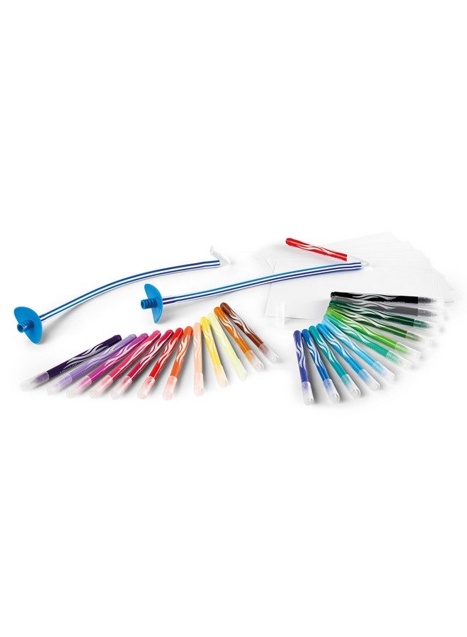 Maped Maped Creativ Blow Art Kit - 24x Felt Tip Pens and 2x Airbrush Tools - Children's Craft Art Kit - Image 3
