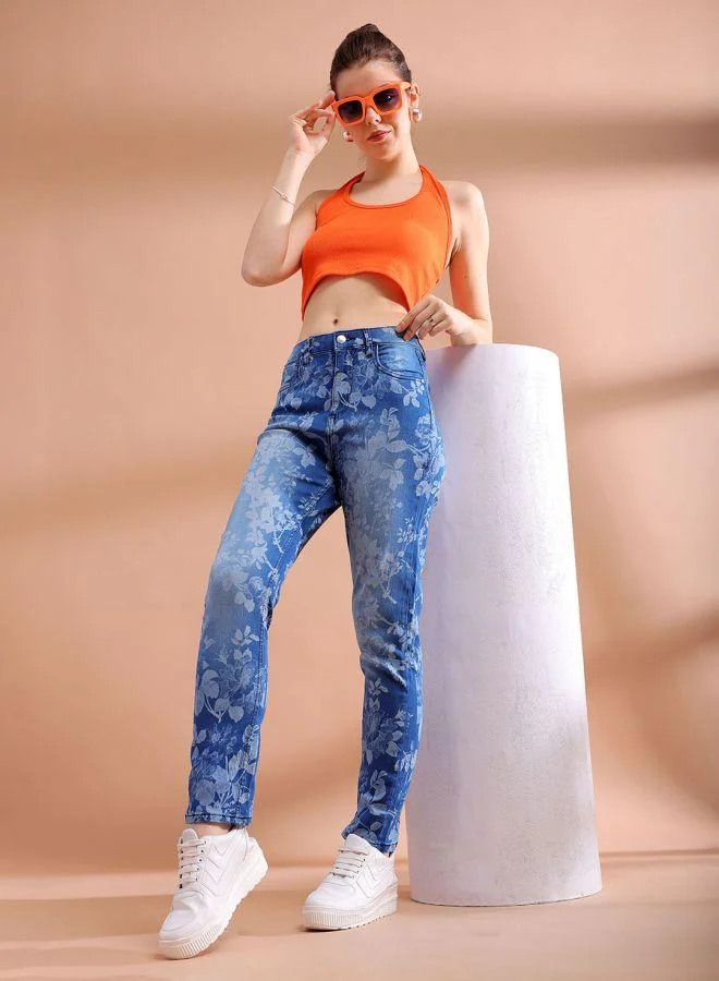 مرفوعة Women Skinny Fit Solid High-Rise Jeans