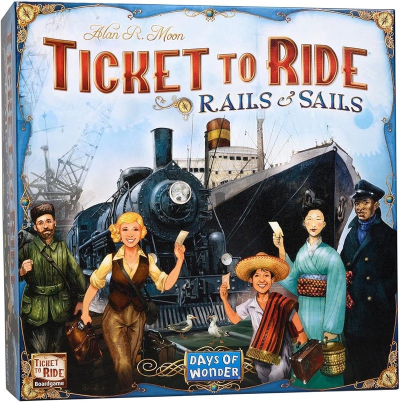 Asmodee Ticket to Ride Rails & Sails Board Game Family Train Game for Adults Ages 10+ 2-5 Players 60-120 Minutes Playtime Made by Days of Wonder - Image 2