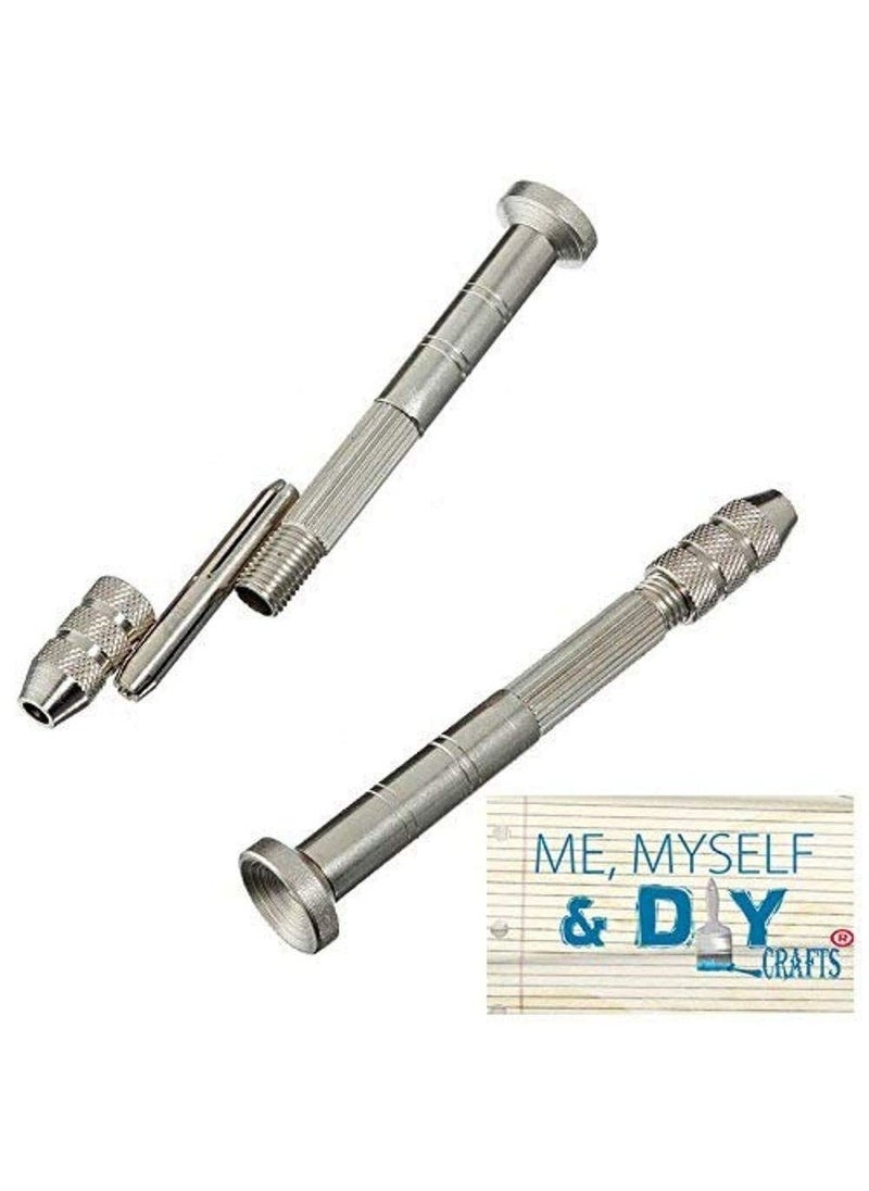 DIY Crafts Diy Crafts CTDIYHI47251 Head Pin Vise Watch Tool Unique Silver Swivel Repair Hand Work Wise Design No 1 Pack Of 2 Pcs Multicolor  - Image 2