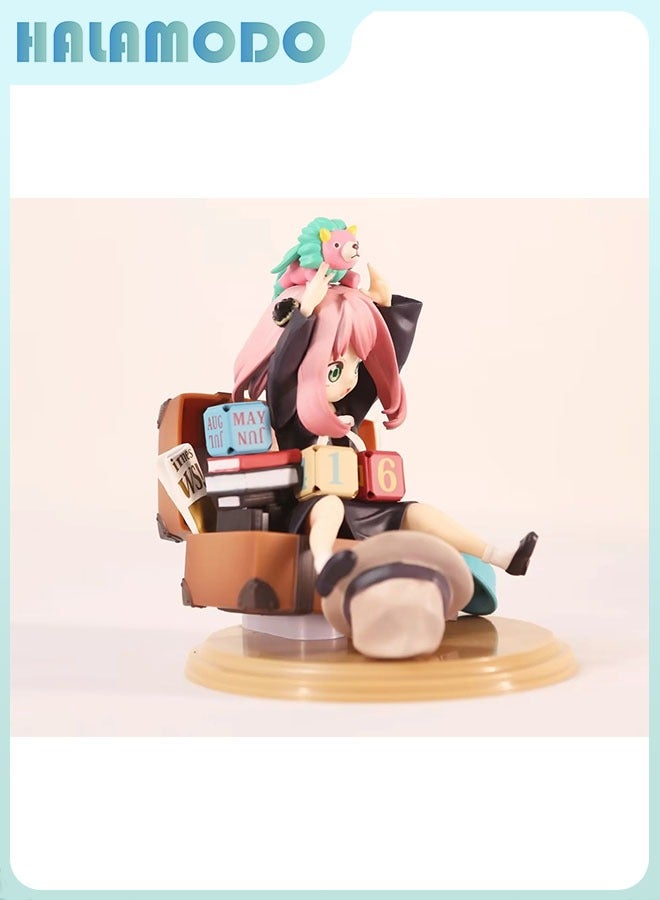 هالامودو سبي العاشر الأسرة ، 16 سم جميل واحد يجلس أنيا دمية ، أزياء أنيمي نموذج اليد ، والحلي والهدايا - Image 2